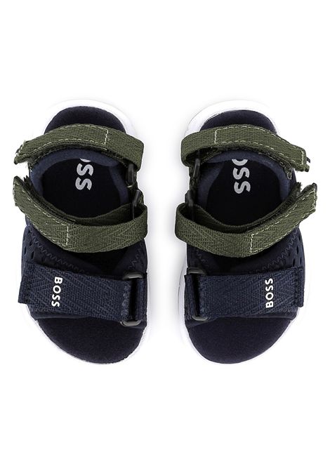 Sandali con stampa HUGO BOSS KIDS | J52159849
